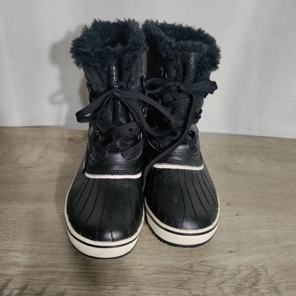 Sorel Women's Tivoli Leather Waterproof Winter Boots Lace Up Sz 8 - Picture 3 of 10
